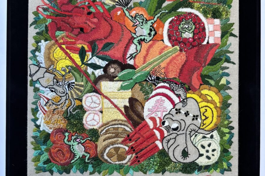 口福(こうふく)- 鳥獣戯画-　 Feast of Frolicking Creatures (Kofuku Choju-Giga)